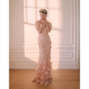 Marchesa Notte Tish Gown pink dress